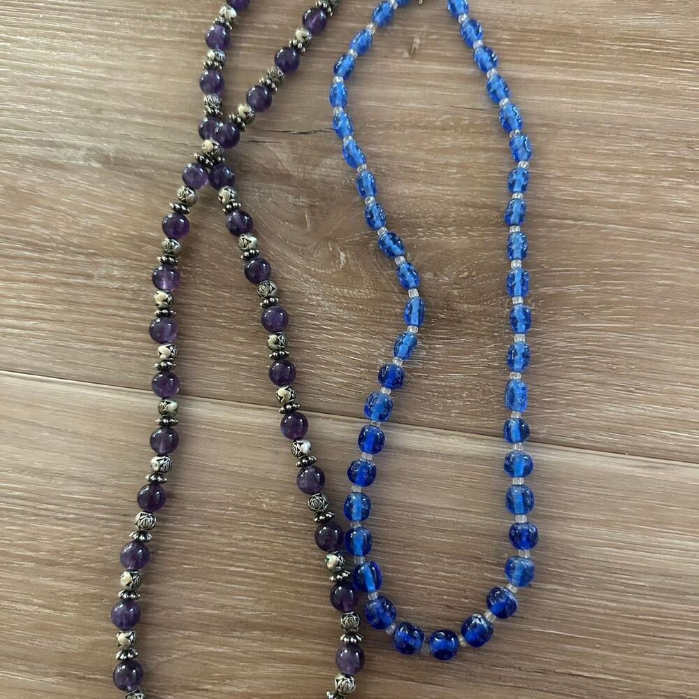 Festival Glass Beaded Necklaces (2)